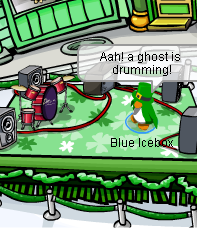 A Ghost is Drumming!